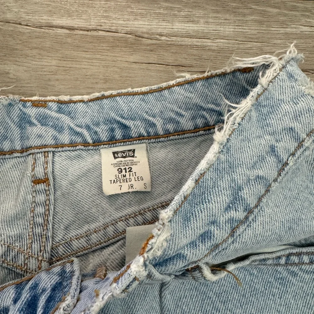 Vintage Orange Tab Levi’s 912 Light Wash - Picture 4 of 7